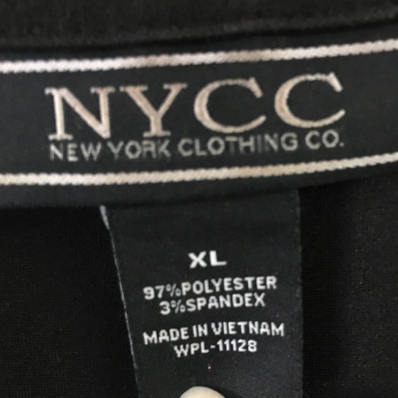 NYCC Lightweight Single Button Blazer XL Black 3/4 Ruched Sleeve Work Office - Picture 2 of 6